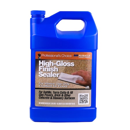 Miracle Sealants Gallon, Gallon, Transparent, High Gloss Finish Sealer HGFS4GAL